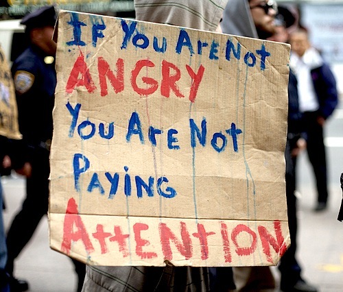 if you are not angry